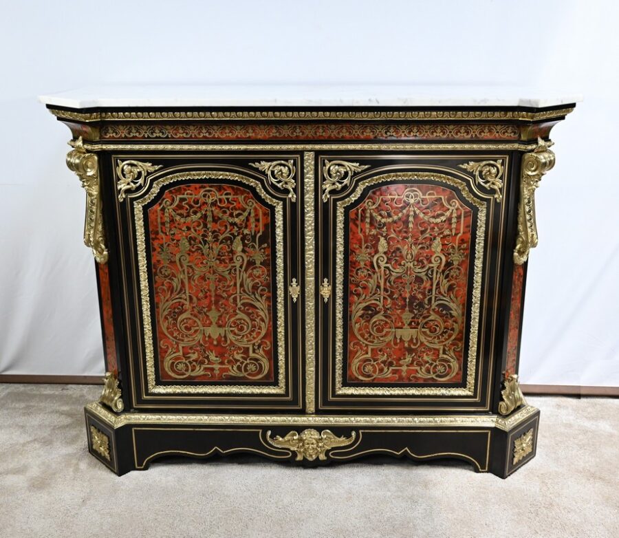 Buffet en Marqueterie « Boulle », époque Napoléon III – Milieu XIXe