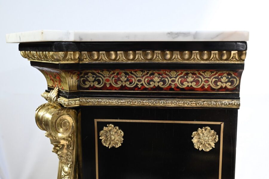 Buffet en Marqueterie « Boulle », époque Napoléon III – Milieu XIXe – Image 24