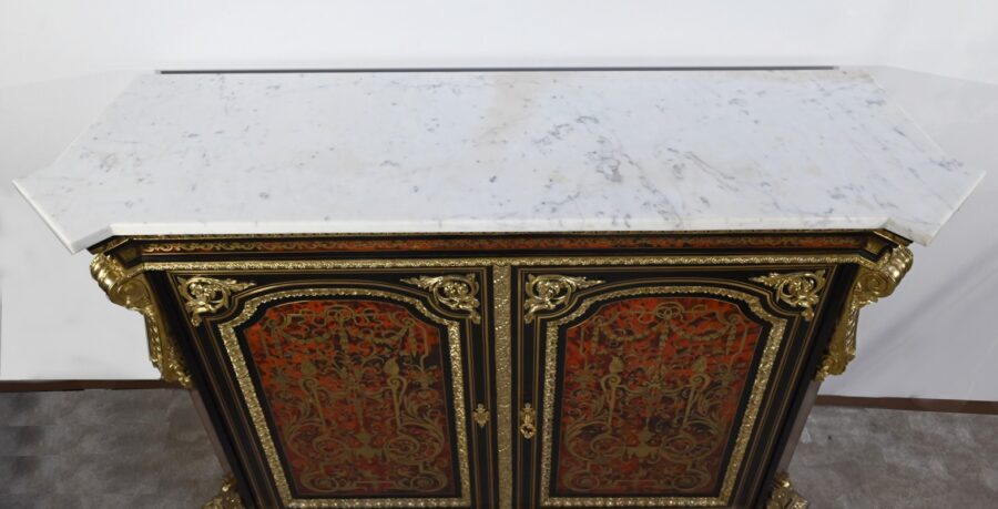 Buffet en Marqueterie « Boulle », époque Napoléon III – Milieu XIXe – Image 5