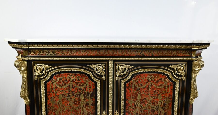 Buffet en Marqueterie « Boulle », époque Napoléon III – Milieu XIXe – Image 8