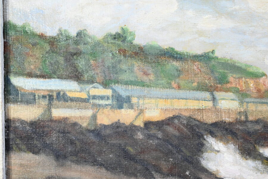 Huile sur Toile, signée A. Le Guen – 2ème partie XXe – Image 6