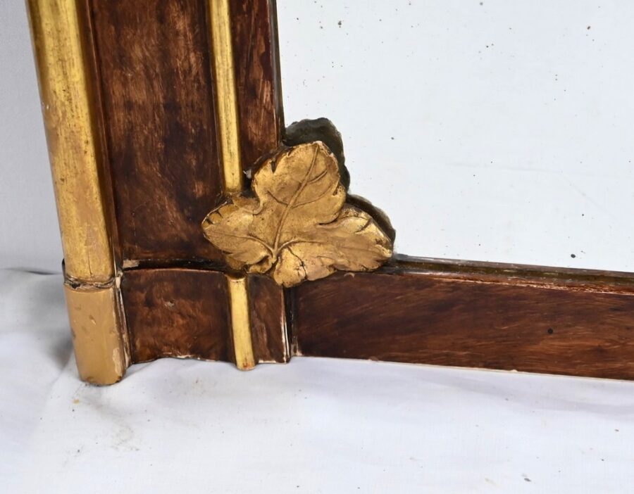 Important Miroir de Cheminée, Art Nouveau – 1900 – Image 15