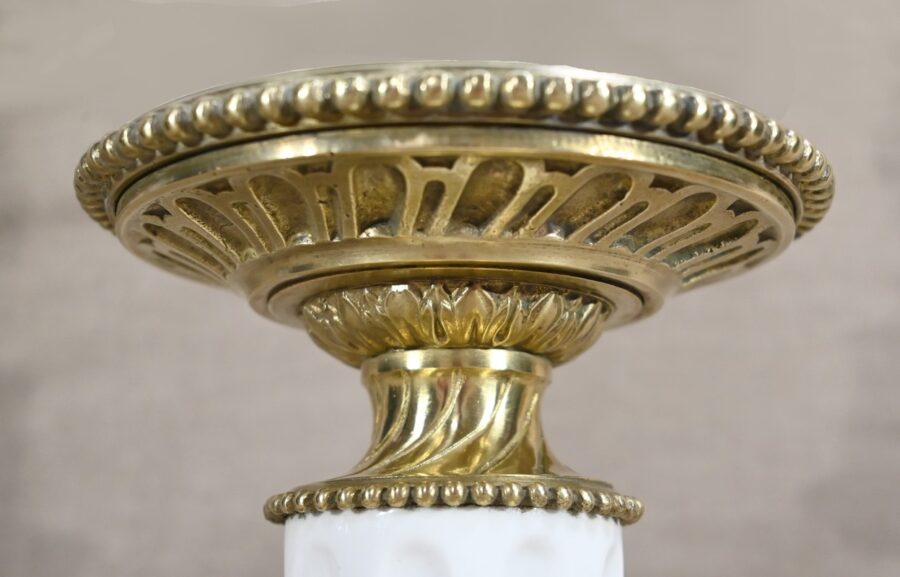Lampe à Pétrole en Céramique, époque Napoléon III – Milieu XIXe – Image 19