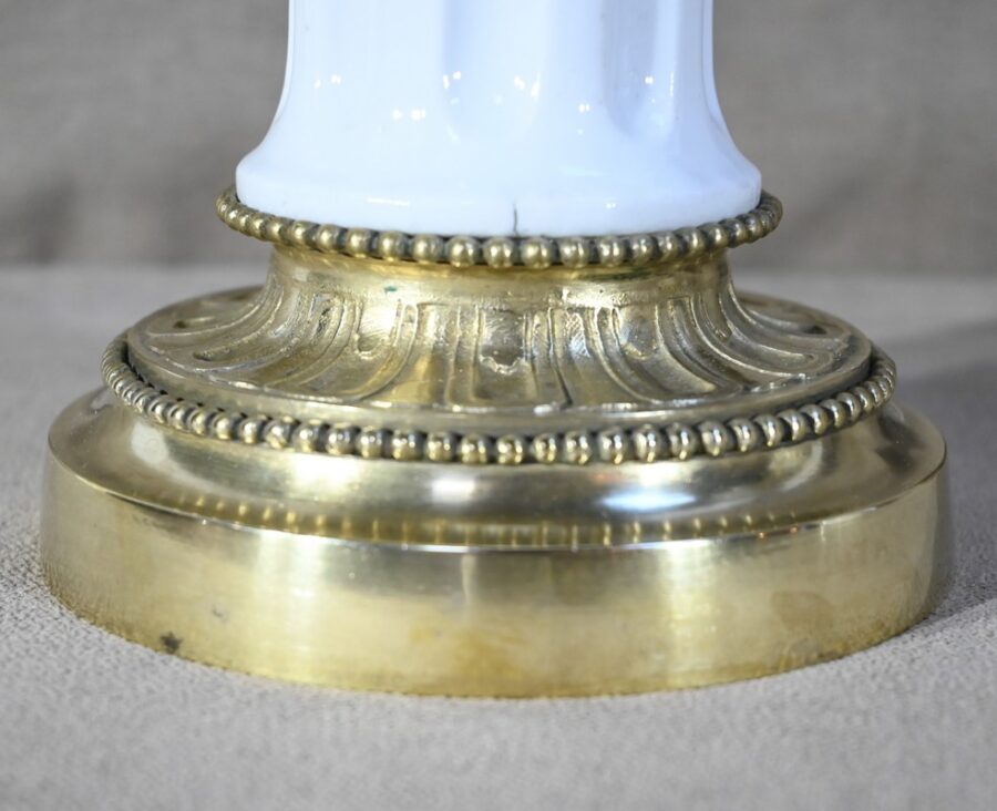Lampe à Pétrole en Céramique, époque Napoléon III – Milieu XIXe – Image 20