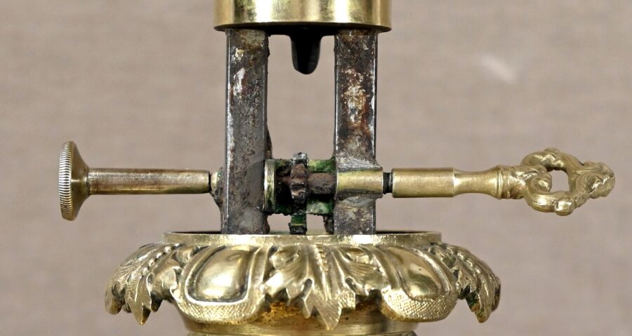 Lampe à Pétrole en Céramique, époque Napoléon III – Milieu XIXe – Image 10