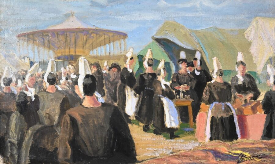 « Le Pardon de la Joie Saint Guénolé », École du XXe siècle – 2ème partie XXe – Image 4