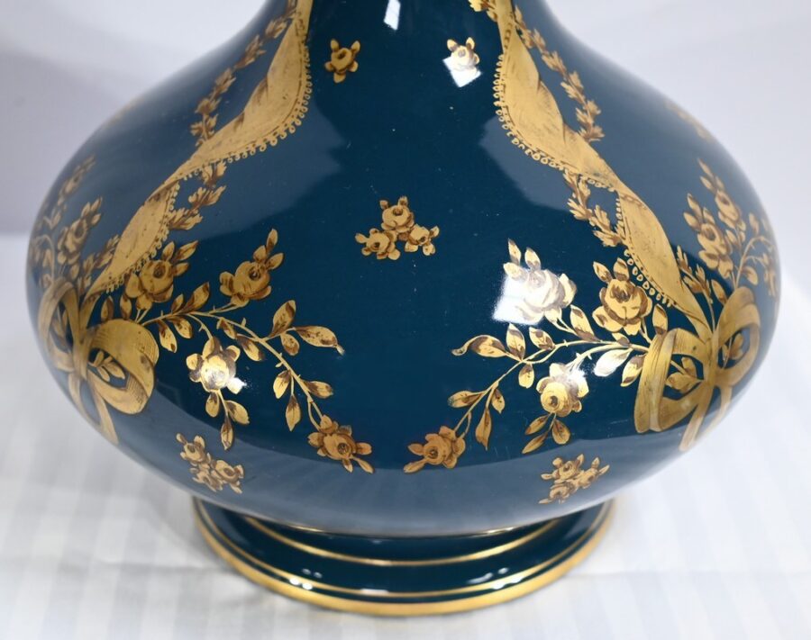 Paire de Vases en Céramique de Gien – Fin XIXe – Image 10