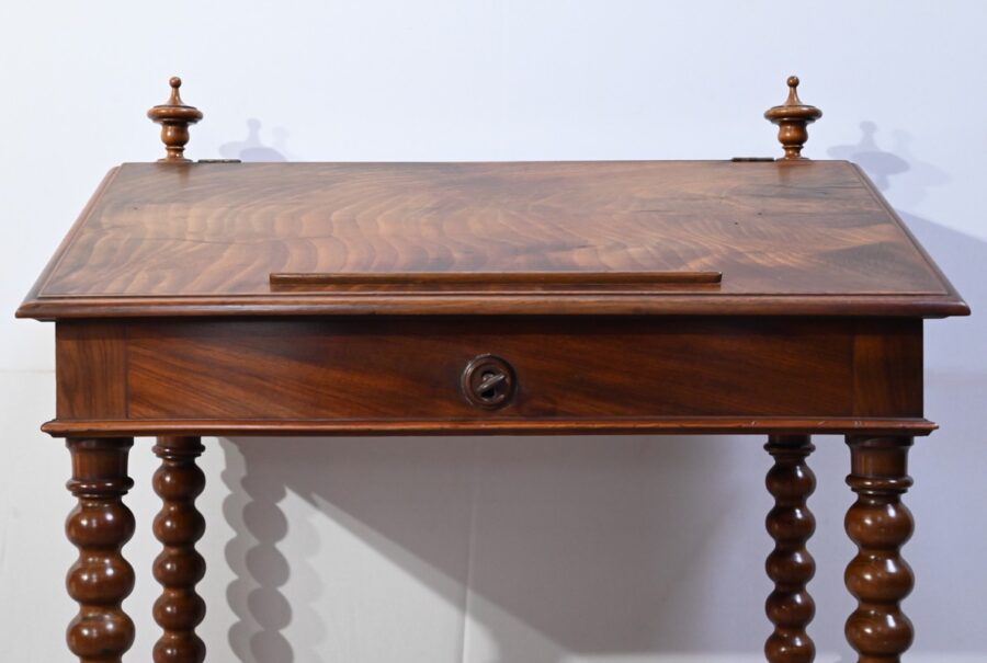 Petit Pupitre en Acajou, époque Louis Philippe – Milieu XIXe – Image 11