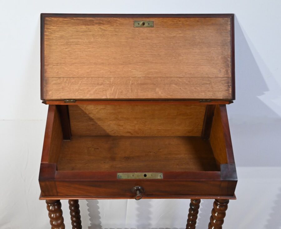 Petit Pupitre en Acajou, époque Louis Philippe – Milieu XIXe – Image 29