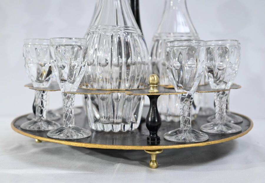 Service Cabaret Cristal de Bohème, époque Napoléon III - 2ème partie XIXe – Image 12