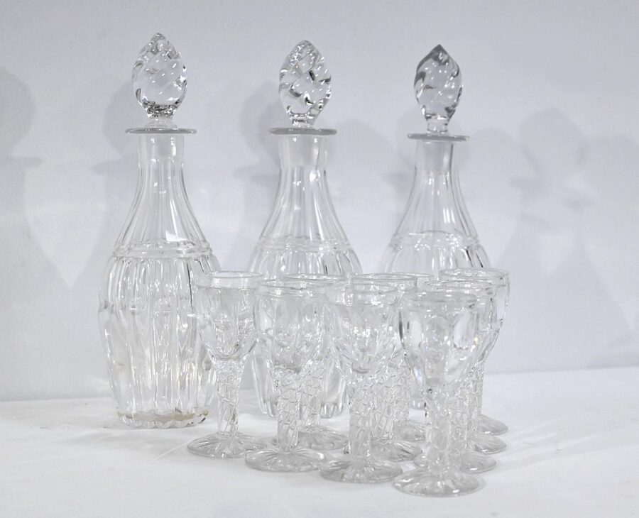 Service Cabaret Cristal de Bohème, époque Napoléon III - 2ème partie XIXe – Image 2