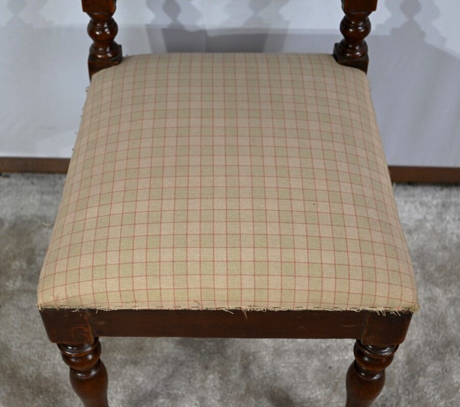 Suite de 4 Chaises en Chêne, époque Louis Philippe – 2ème partie XIXe – Image 15