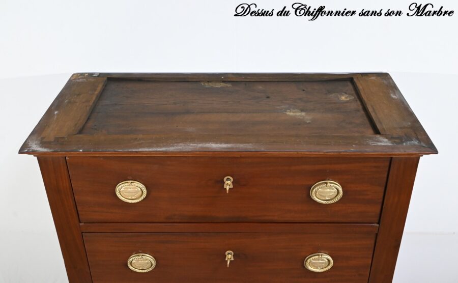 Chiffonnier en Acajou, époque Directoire – Début XIXe – Image 27