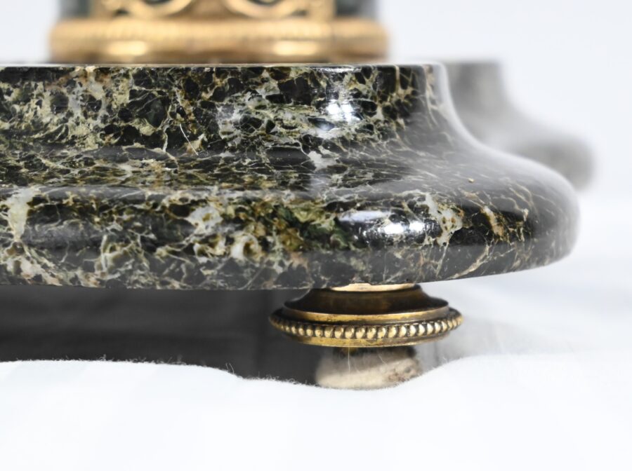 Encrier en Marbre et Bronze, style Empire – 1ère Partie XIXe – Image 14