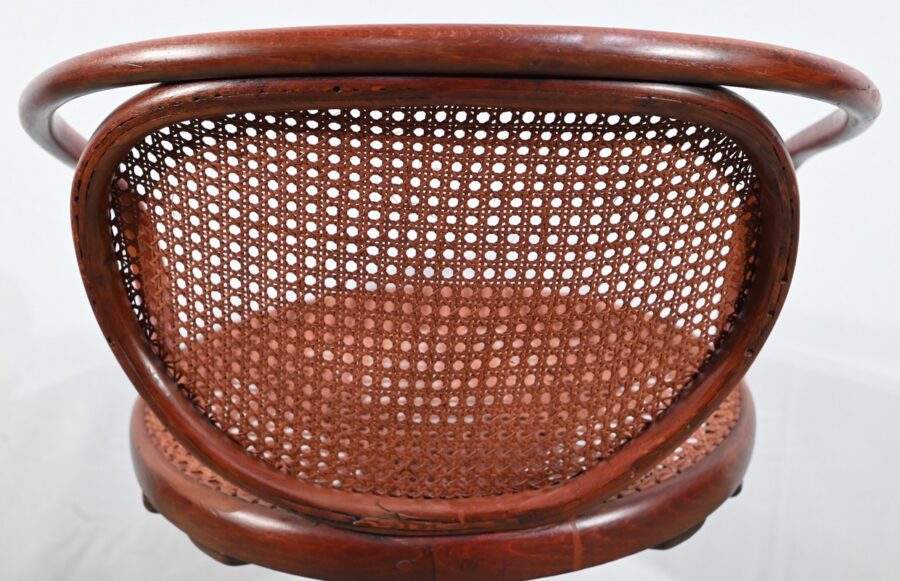 Fauteuil de Bureau en Hêtre, esprit Thonet – Début XXe – Image 17