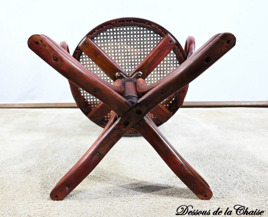 Fauteuil de Bureau en Hêtre, esprit Thonet – Début XXe – Image 28