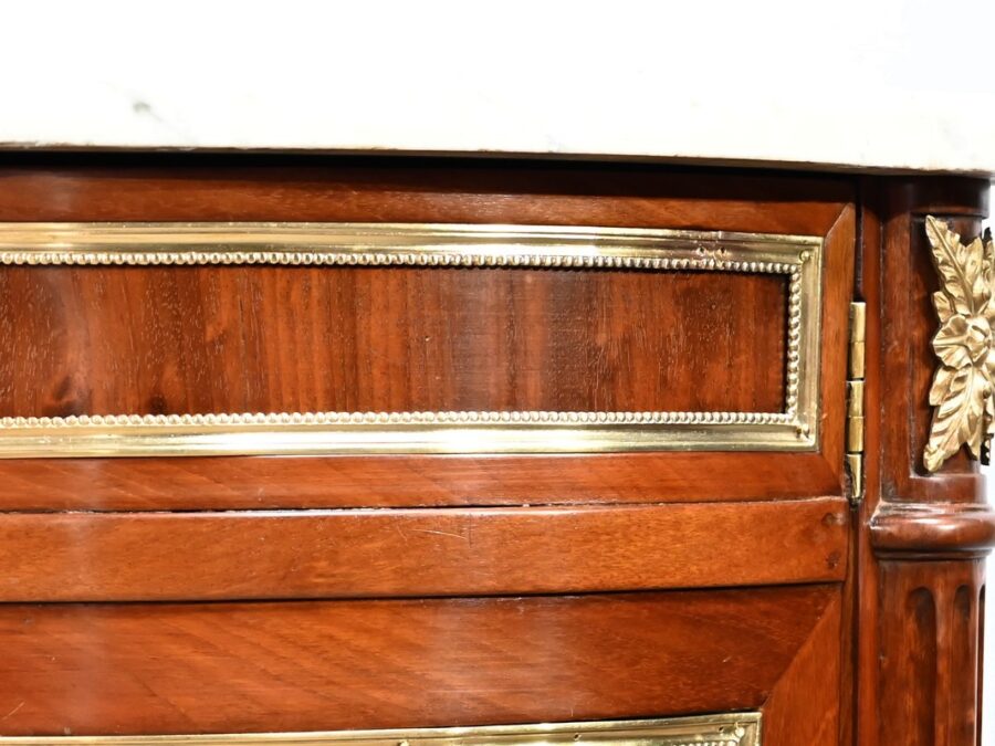 Paire d’Encoignures en Acajou, époque Louis XVI – XVIIIe – Image 10