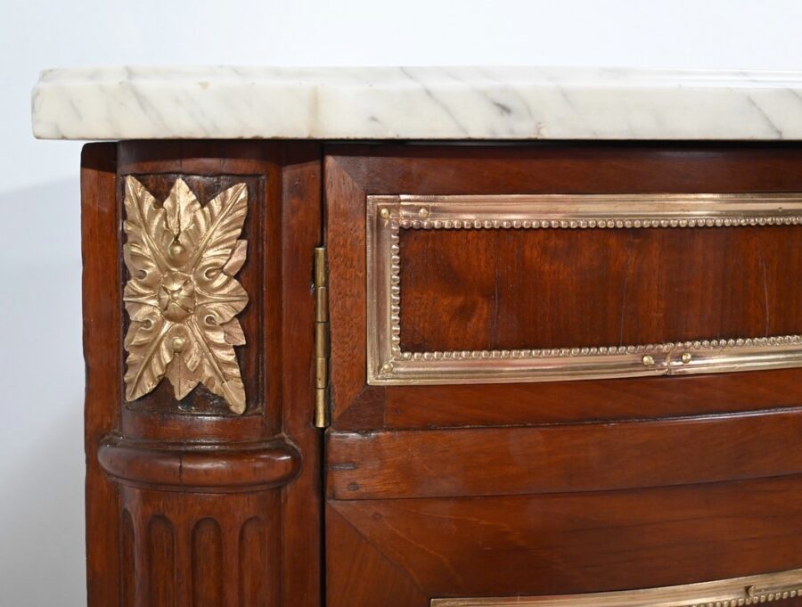 Paire d’Encoignures en Acajou, époque Louis XVI – XVIIIe – Image 8