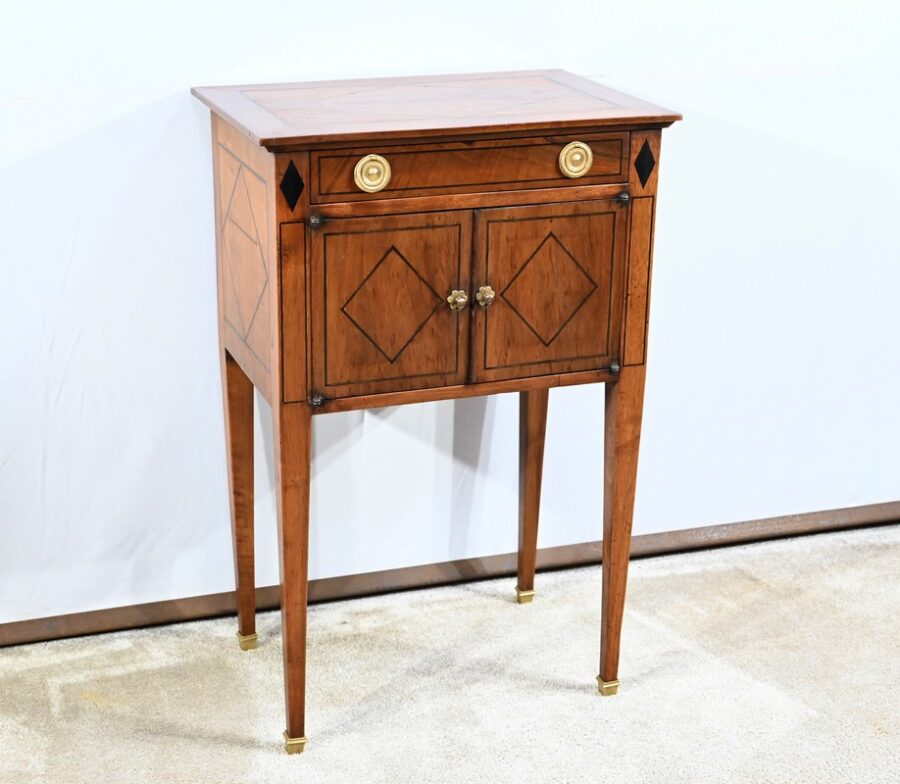 Petit Meuble de Salon en Noyer, style Transition Louis XVI / Directoire – 1ère Partie XIXe – Image 2
