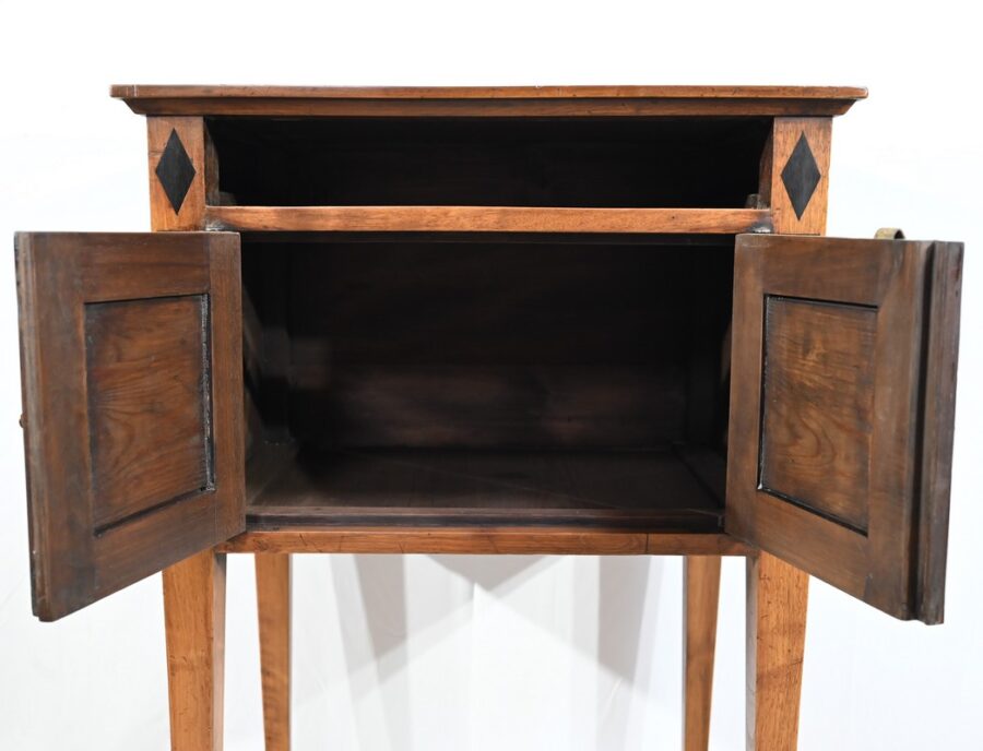 Petit Meuble de Salon en Noyer, style Transition Louis XVI / Directoire – 1ère Partie XIXe – Image 23