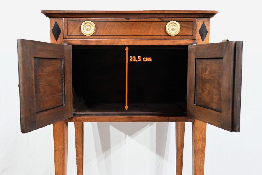 Petit Meuble de Salon en Noyer, style Transition Louis XVI / Directoire – 1ère Partie XIXe – Image 28