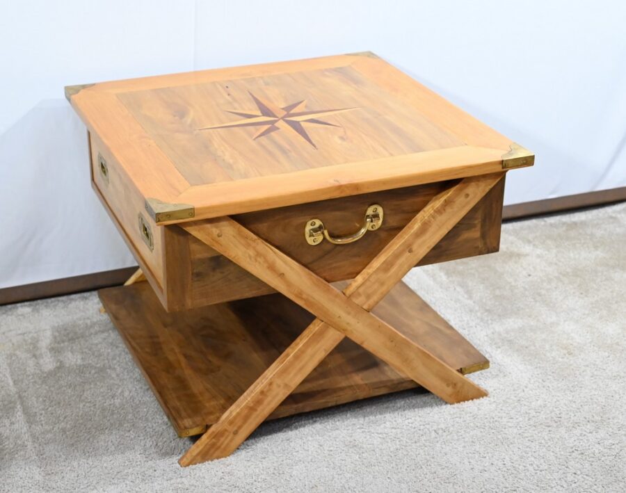 Table Basse en Bois de Kanjana, esprit Marine – Reproduction – Image 3