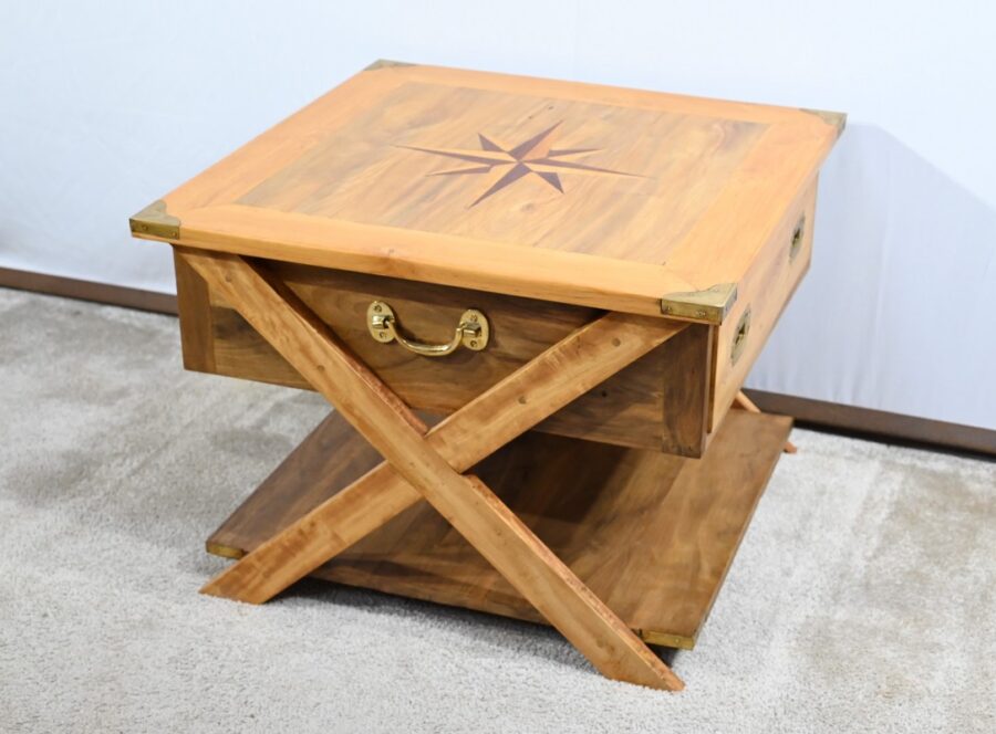 Table Basse en Bois de Kanjana, esprit Marine – Reproduction – Image 4