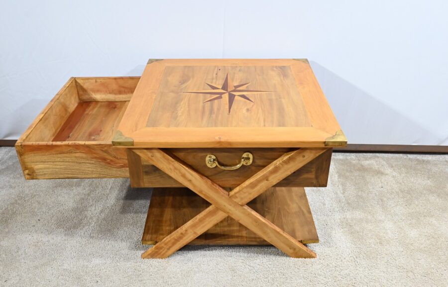 Table Basse en Bois de Kanjana, esprit Marine – Reproduction – Image 5