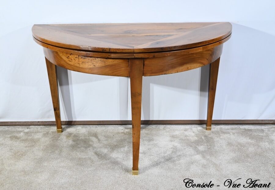 Table Console de Propriété en Noyer, époque Directoire – 1810 – Image 20