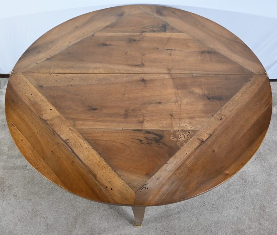 Table Console de Propriété en Noyer, époque Directoire – 1810 – Image 4