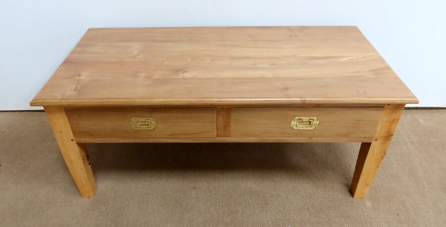 Table Basse de Marine, en bois de Kanjana massif – Reproduction