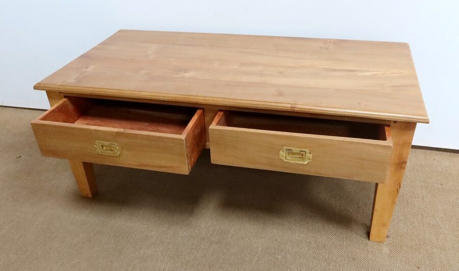 Table Basse de Marine, en bois de Kanjana massif – Reproduction – Image 16
