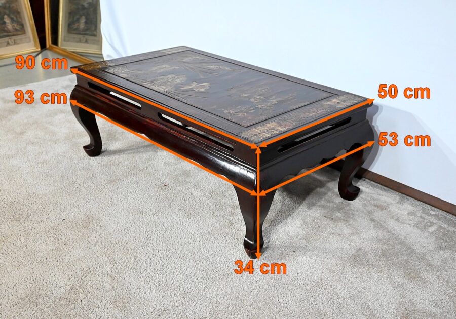 Table Basse en Bois Laqué, Chine – 1960 – Image 19