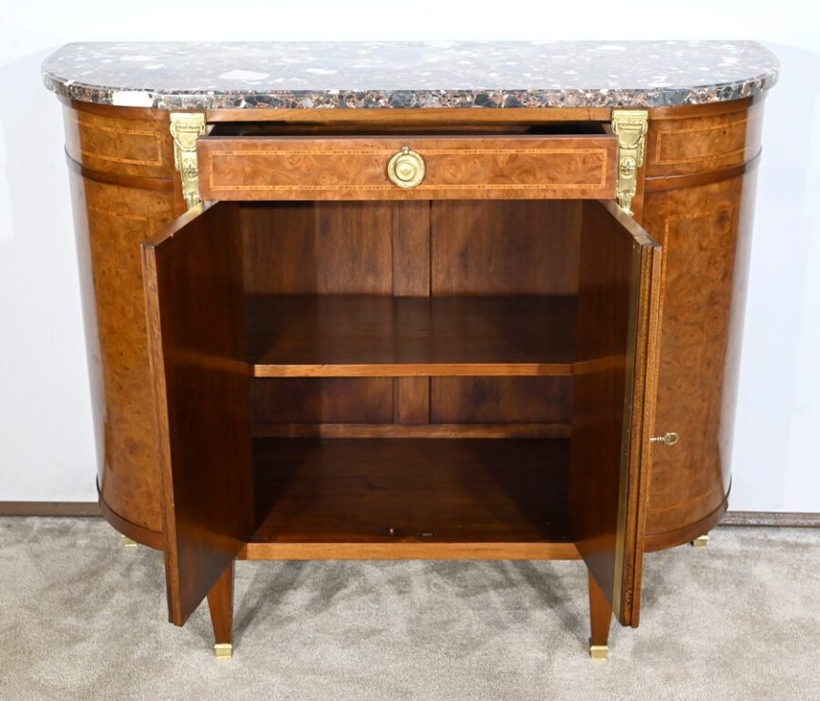 Buffet en Loupe de Thuya et Acajou, style Louis XVI - 2ème partie XIXe – Image 22