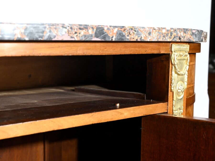 Buffet en Loupe de Thuya et Acajou, style Louis XVI - 2ème partie XIXe – Image 25