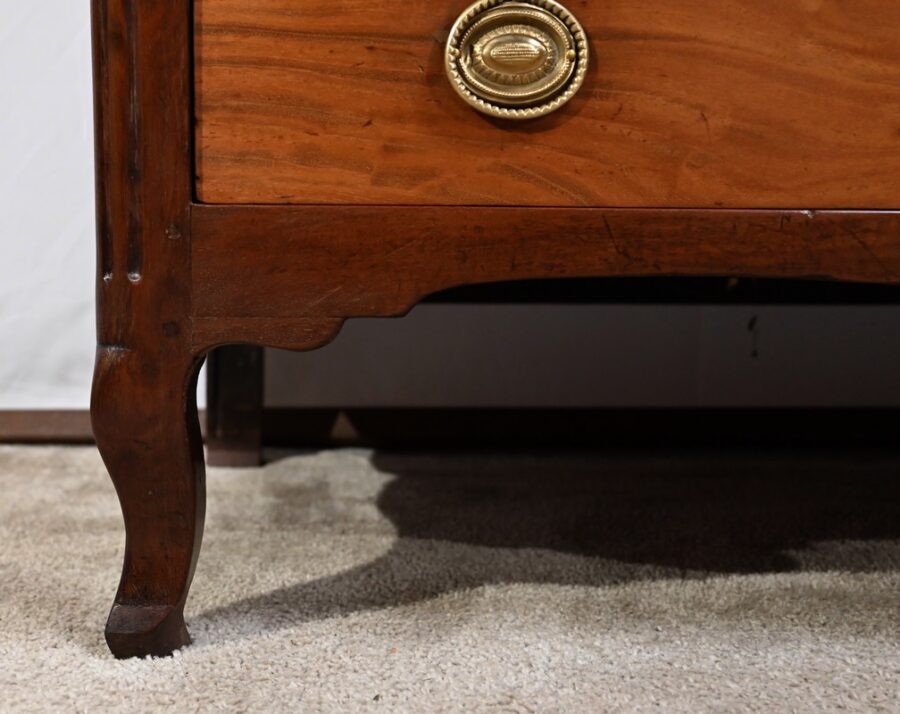 Commode Scriban de Port en Acajou de Saint Martin et de Cuba, époque Louis XV – XVIIIe – Image 16