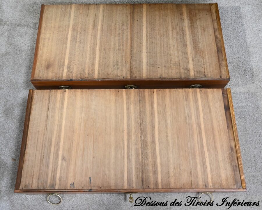 Commode Scriban de Port en Acajou de Saint Martin et de Cuba, époque Louis XV – XVIIIe – Image 35