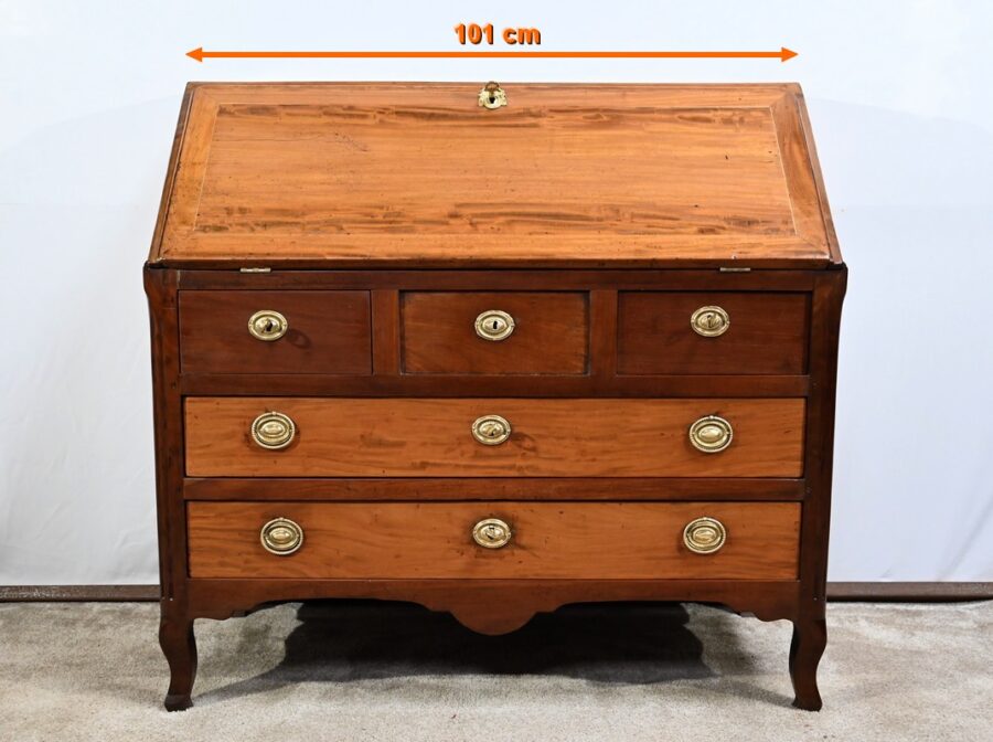 Commode Scriban de Port en Acajou de Saint Martin et de Cuba, époque Louis XV – XVIIIe – Image 39
