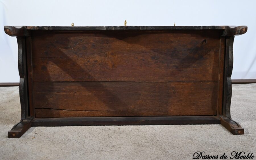 Commode Scriban de Port en Acajou de Saint Martin et de Cuba, époque Louis XV – XVIIIe – Image 48