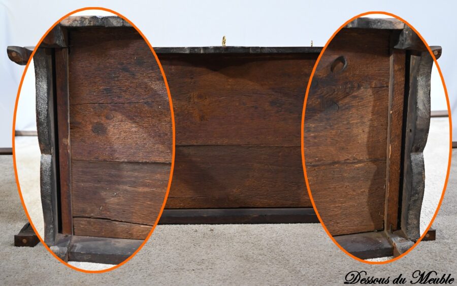 Commode Scriban de Port en Acajou de Saint Martin et de Cuba, époque Louis XV – XVIIIe – Image 49