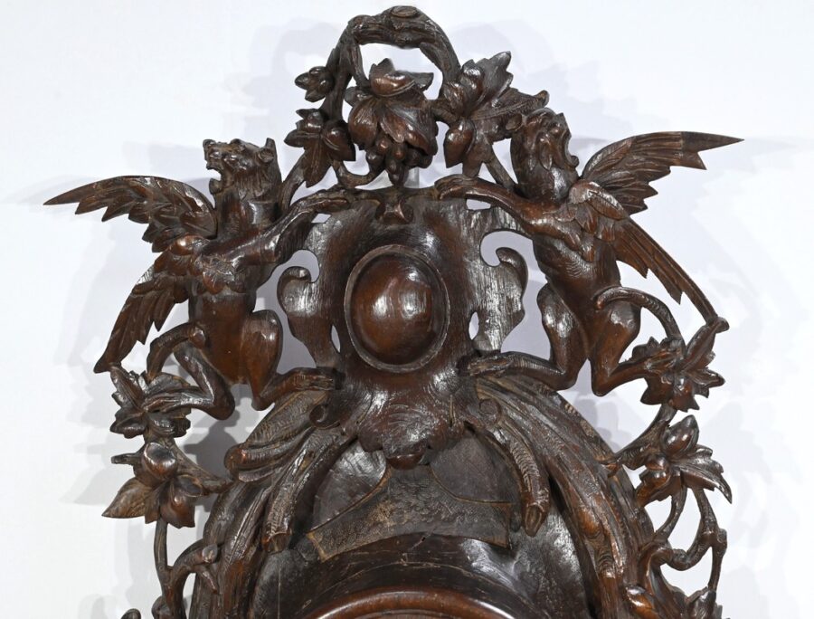 Importante Horloge en Chêne, style Renaissance – Début XXe – Image 5