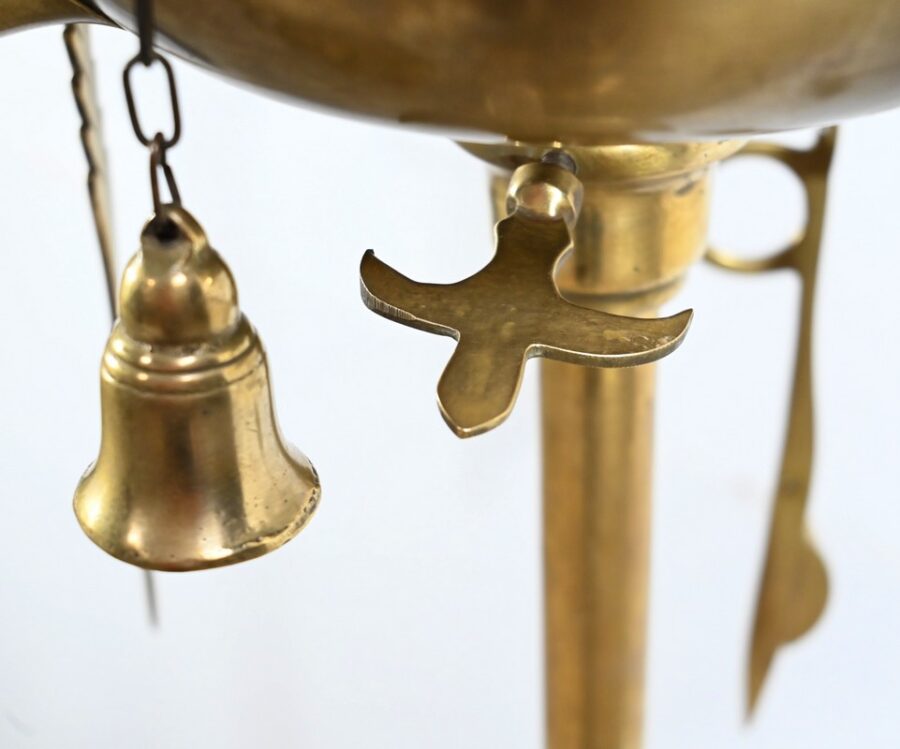 Lampadaire en Bronze Doré – Fin XIXe – Image 13