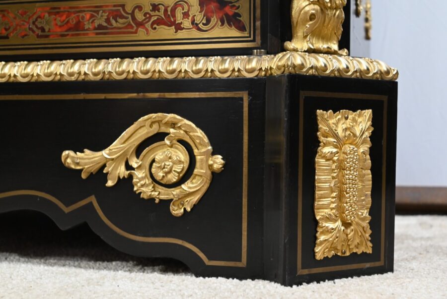 Meuble d’Appui en Poirier Noirci, esprit Boulle, époque Napoléon III – Milieu XIXe – Image 20