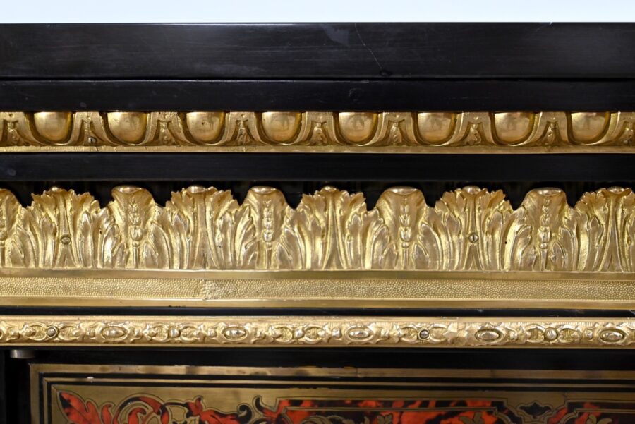 Meuble d’Appui en Poirier Noirci, esprit Boulle, époque Napoléon III – Milieu XIXe – Image 7