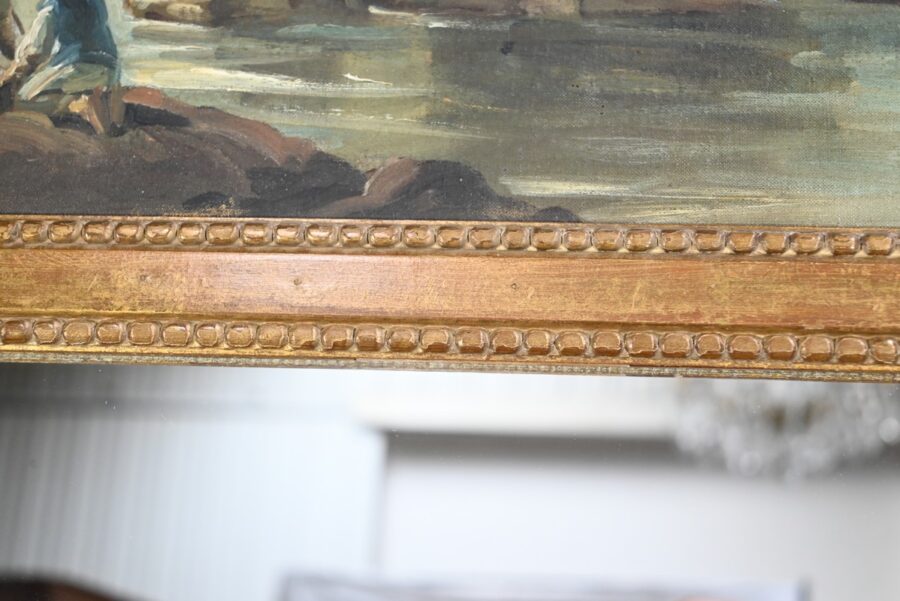 Miroir Trumeau en Bois Doré, style Louis XVI – Fin XIXe – Image 15