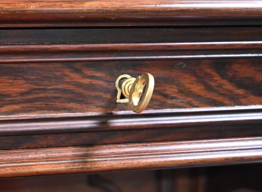 Petit Bureau Vitrine en Palissandre, époque Napoléon III - Milieu XIXe – Image 18