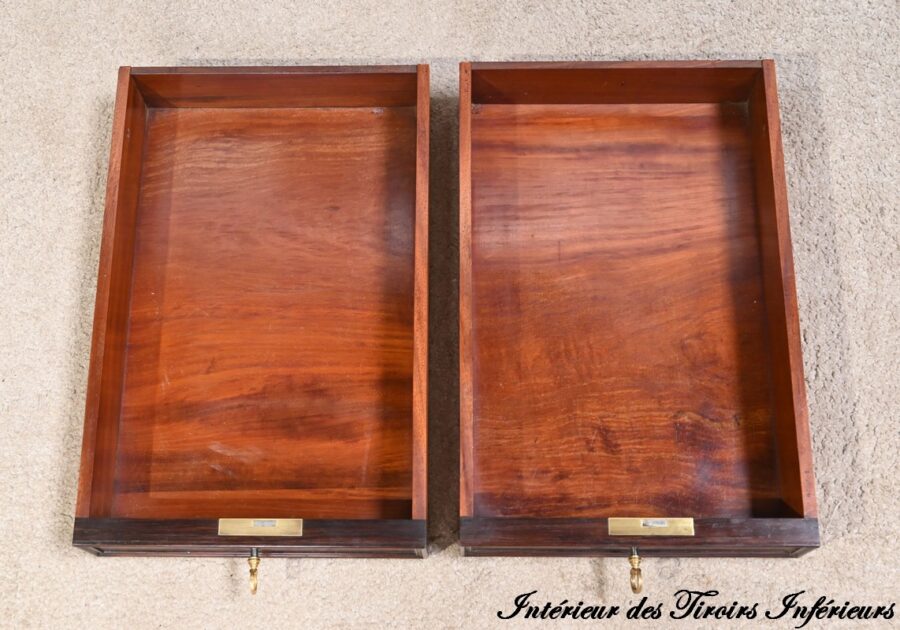Petit Bureau Vitrine en Palissandre, époque Napoléon III - Milieu XIXe – Image 38
