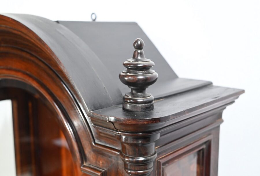 Petit Bureau Vitrine en Palissandre, époque Napoléon III - Milieu XIXe – Image 9