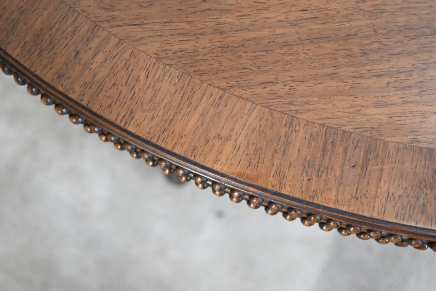 Table Demi-Lune en Noyer, style Louis XVI – Fin XIXe – Image 7