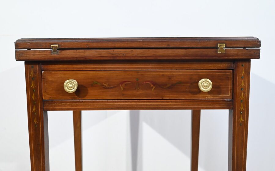 Table Mouchoir en Acajou Massif – 1920 – Image 19